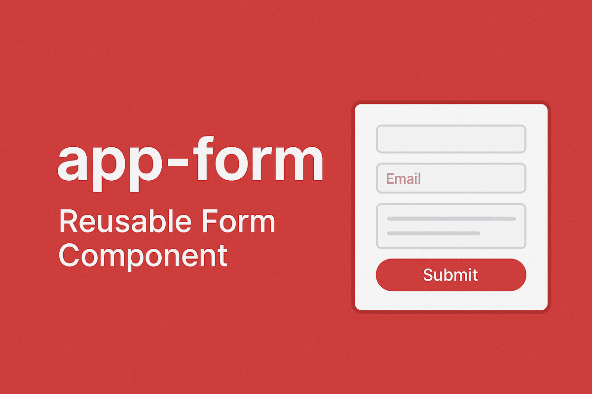 App Form npm package — reusable React form components built with React Hook Form and Zod